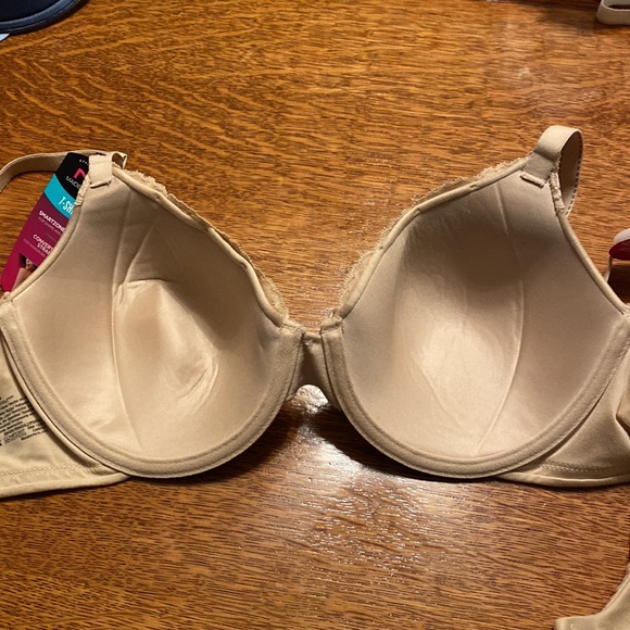 NWT! Maidenform 38 B T Shirt Bra Convertible Strap X Cross Underwire Lace Padded - Picture 9 of 12